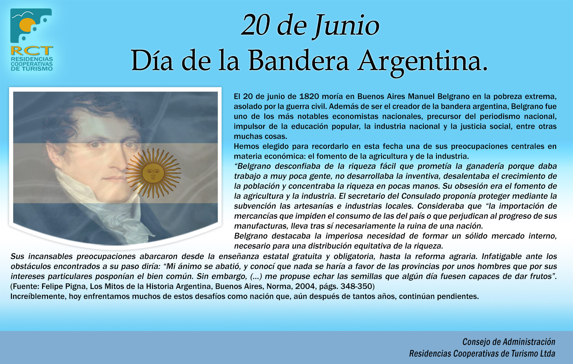 Día De La Bandera Argentina Rct